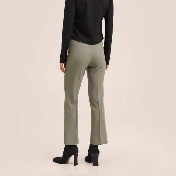 Mango XS flare crop trousers - Picture 3 of 10